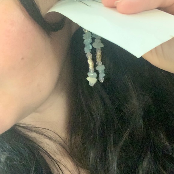 NaTuRaL hEaLiNg CrYsTaLs🆕bOheMiAN MoDeRn CrYsTaL EaRrInGS HaNdCrAfTeD - Picture 9 of 16